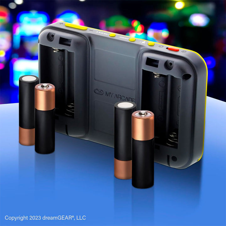 DREAMGEAR CONSOLA PORTÁTIL PAC-MAN POCKET PLAYER PRO CON PANTALLA DE 7 CM Y ESTUCHE DE VIAJE