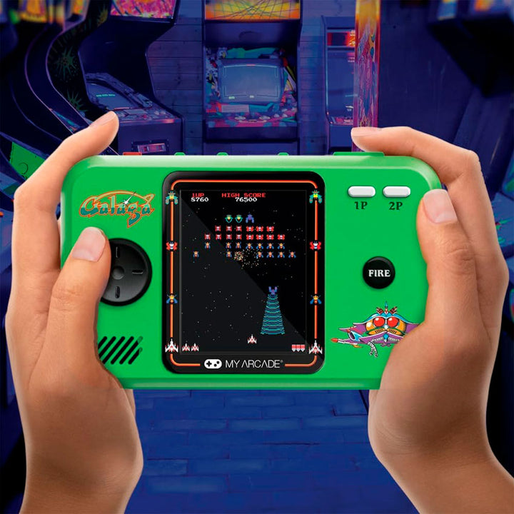 DREAMGEAR CONSOLA PORTÁTIL GALAGA POCKET PLAYER PRO CON PANTALLA DE 7 CM Y ESTUCHE DE VIAJE