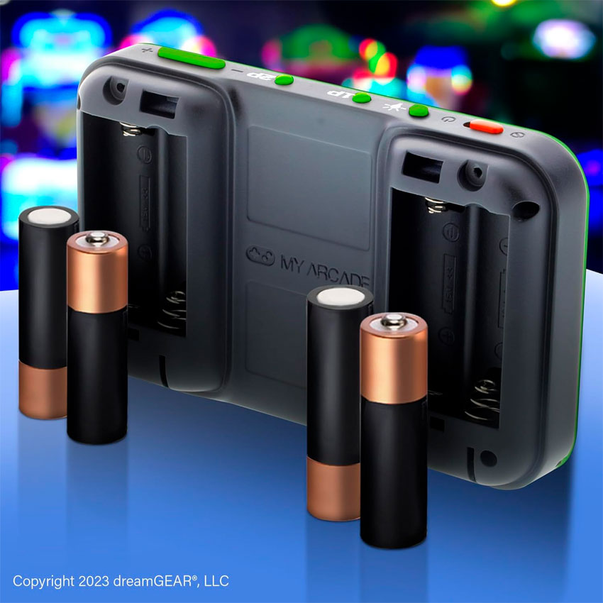 DREAMGEAR CONSOLA PORTÁTIL GALAGA POCKET PLAYER PRO CON PANTALLA DE 7 CM Y ESTUCHE DE VIAJE