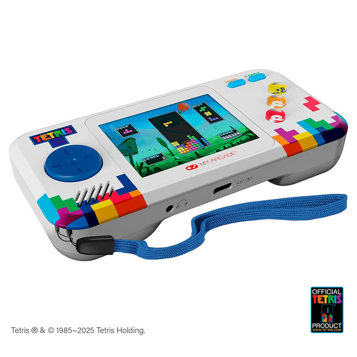 DREAMGEAR CONSOLA PORTÁTIL TETRIS POCKET PLAYER PRO CON PANTALLA DE 7 CM Y ESTUCHE DE VIAJE