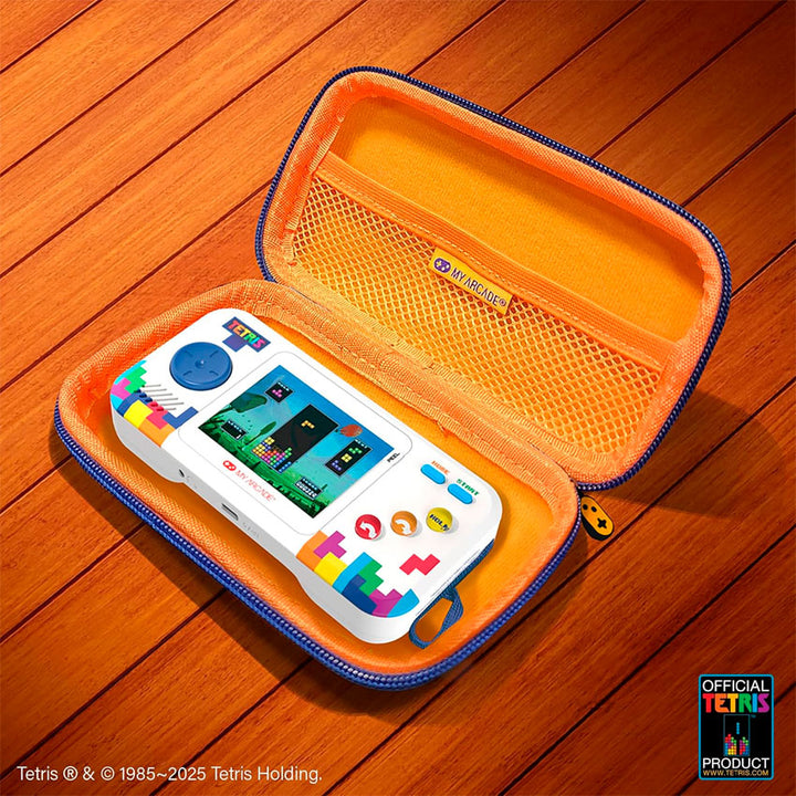 DREAMGEAR CONSOLA PORTÁTIL TETRIS POCKET PLAYER PRO CON PANTALLA DE 7 CM Y ESTUCHE DE VIAJE