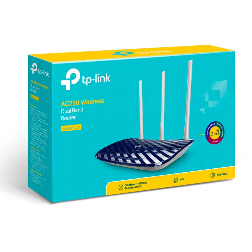 TP-LINK ROUTER CON ANTENA C20(W)