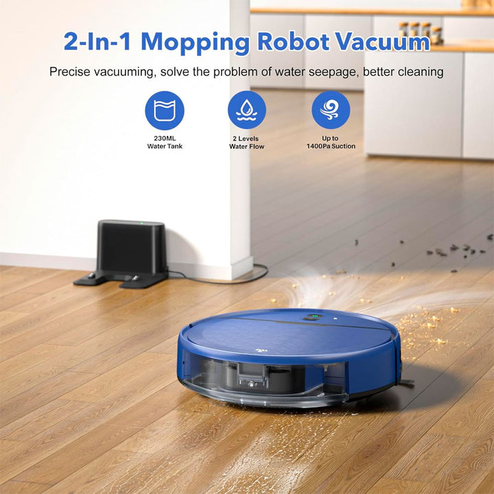 ZCWA ASPIRADORA ROBOT 2 EN 1 BR151 – ASPIRA Y FRIEGA CON TECNOLOGÍA INTELIGENTE