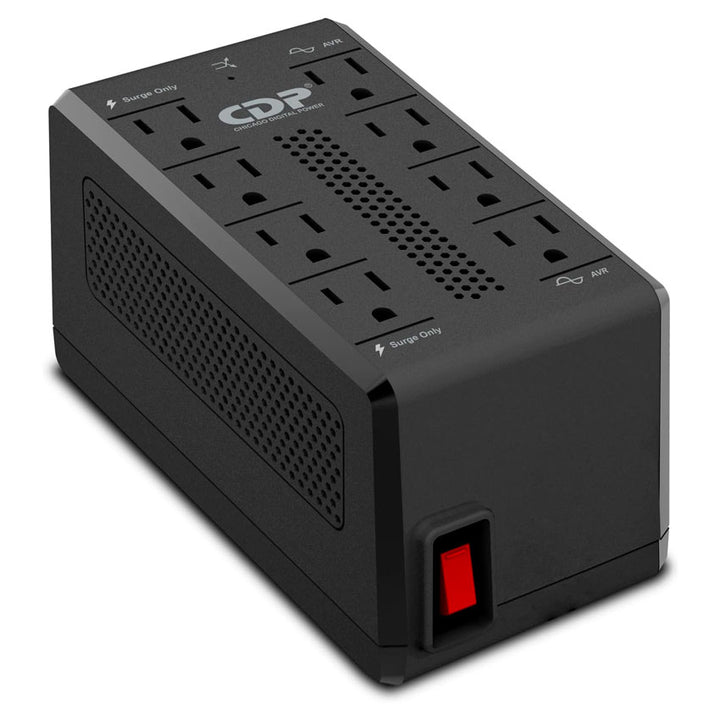 CDP REGULADOR DE VOLTAJE 1410VA / 700W – 8 SALIDAS PROTECCIÓN DE VOLTAJE