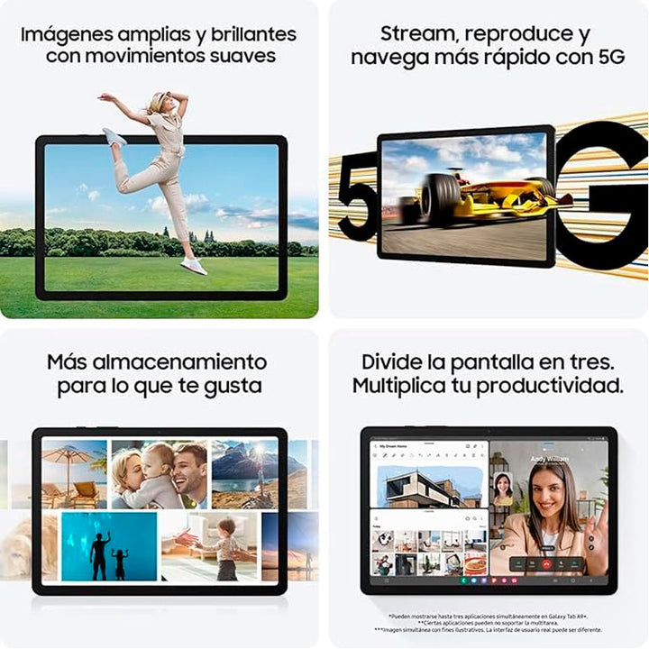 TABLET PC SAMSUNG 8.7" GALAXY TAB A9 COLOR GRIS
