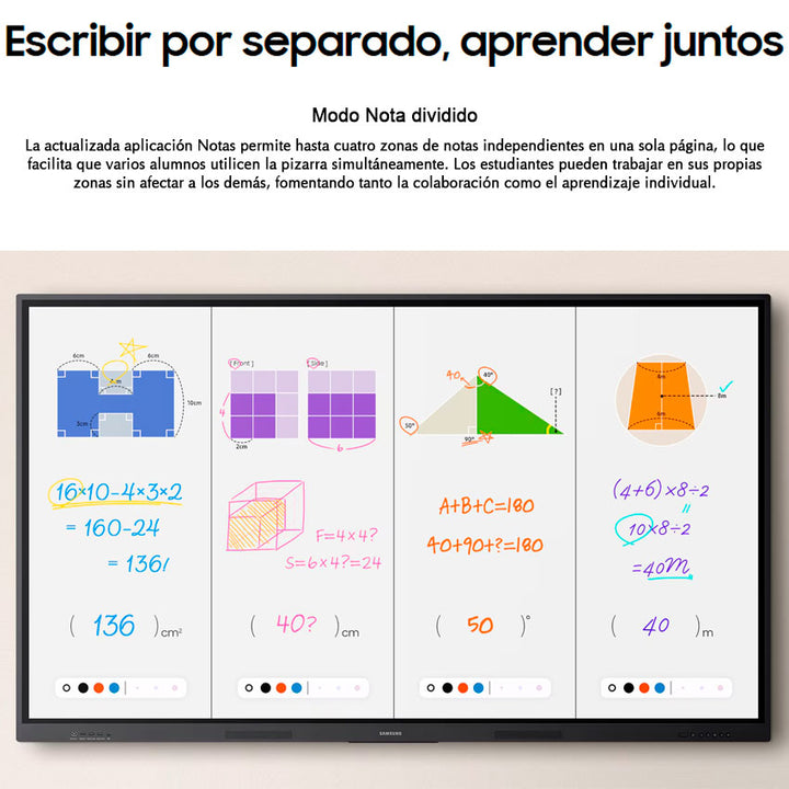 Samsung Pantalla Interactiva 65" Uhd 4k Android 14 Wi-fi Bluetooth