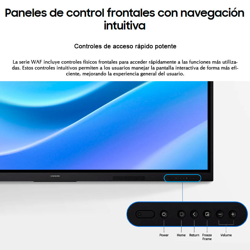Samsung Pantalla Interactiva 65" Uhd 4k Android 14 Wi-fi Bluetooth