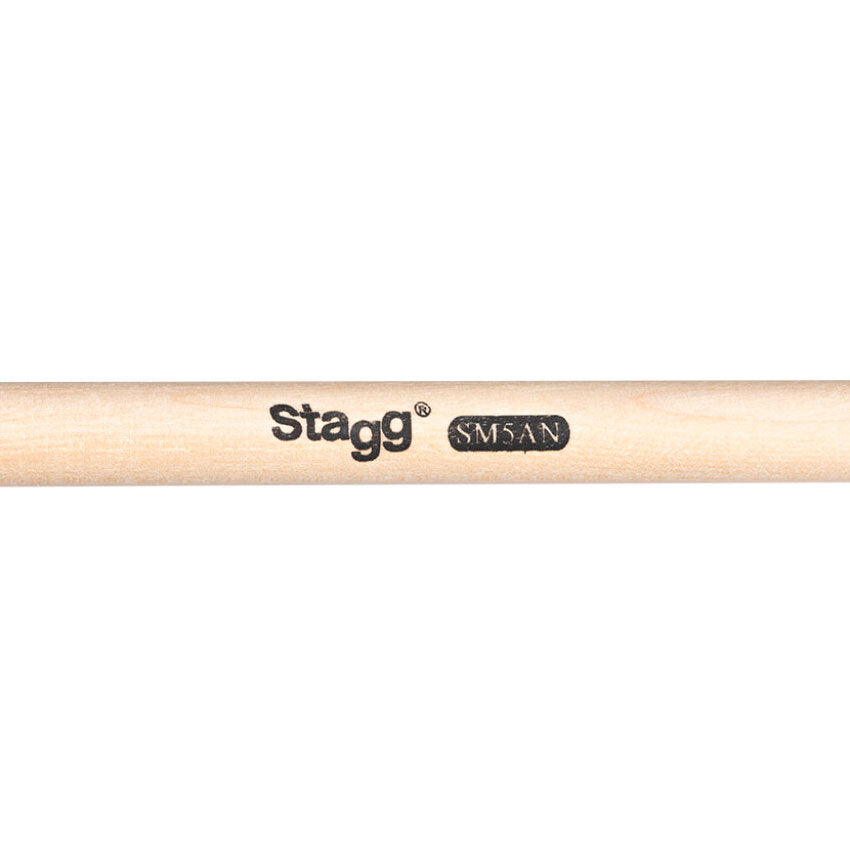 BAQUETA PARA BATERIA STAGG 5AN PUNTA M