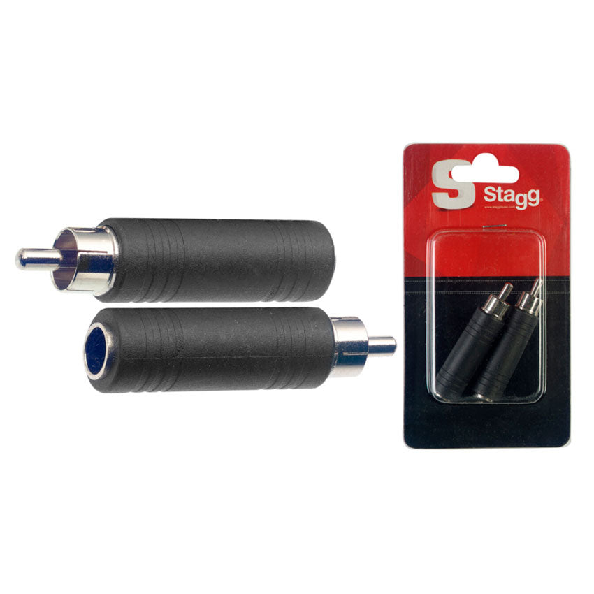 Stagg Adaptador Rca M - 1/4 H ( Par)
