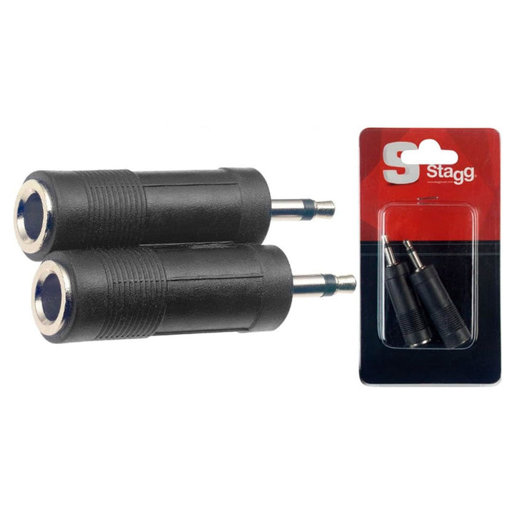 Stagg Adaptador 3.5 M - 1/4 H Mono ( Par)