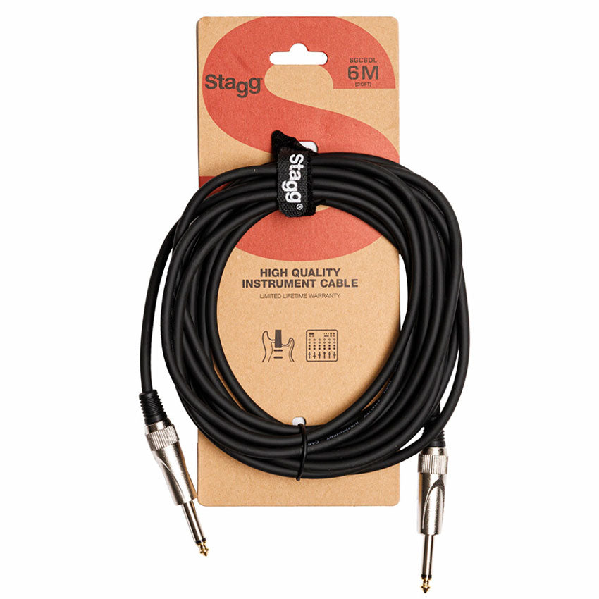Stagg Cable para Instrumento Plug/plug 6m