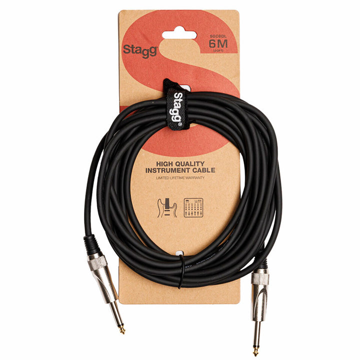 Stagg Cable para Instrumento Plug/plug 6m
