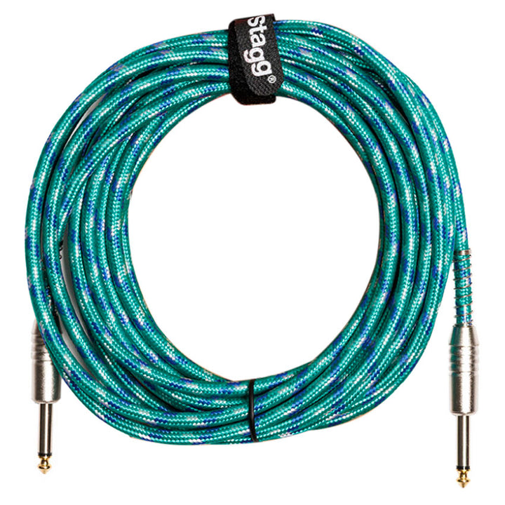 Cable para Instrumento Stagg 6 Mts Verde