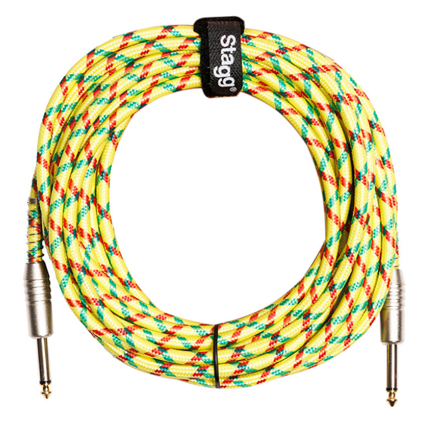 Cable para Instrumento Stagg 6 Mts Amarillo