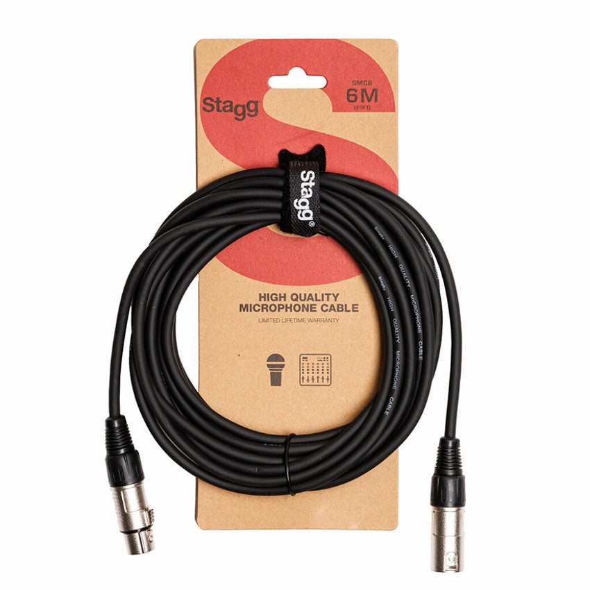 Stagg Cable para Microfono Xlr/xlr ( M/f) 6m