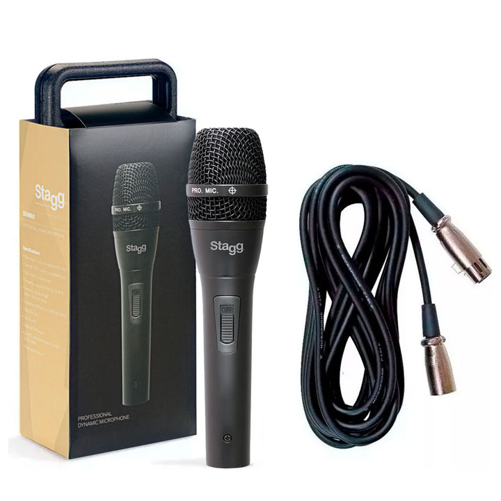 STAGG MICRÓFONO DINÁMICO CARDIOIDE PROFESIONAL