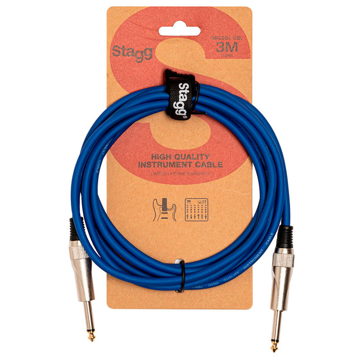 Cable para Instrumento Stagg 6 Mts Azul