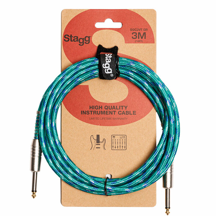 CABLE PARA INSTRUMENTO VINTEWEED 3M STAGG VERDE