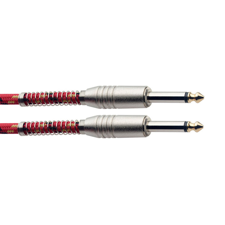 Stagg Cable para Instrumento Vinteweed 3m Rojo