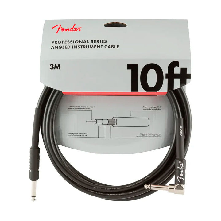 FENDER CABLE PARA INSTRUMENTO PROFESSIONAL SERIES 1/4" (STR/ANG) 3MTS