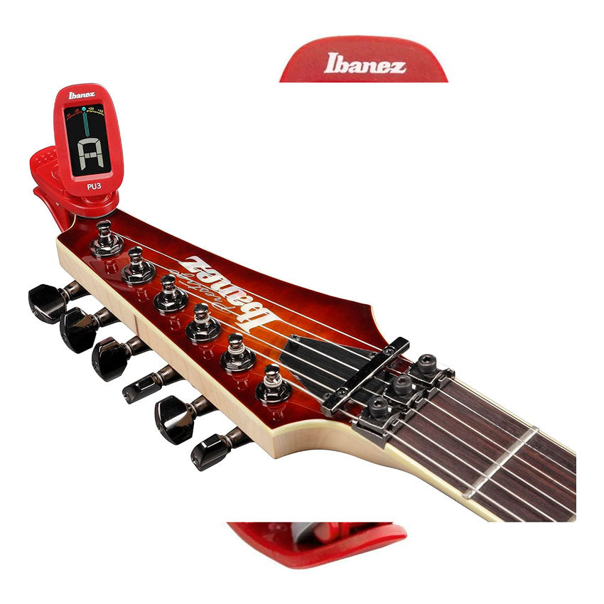 Ibanez Afinador para Guitarra de Clip Rojo