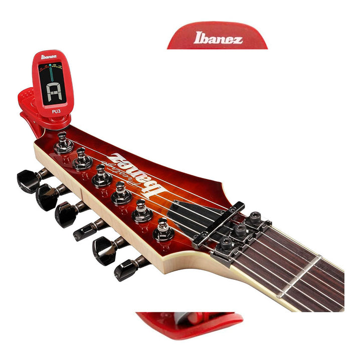 Ibanez Afinador para Guitarra de Clip Rojo