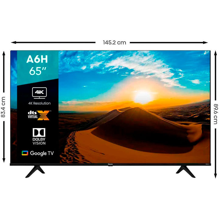 HISENSE TELEVISION LED 65" 4K SMART 65A6H