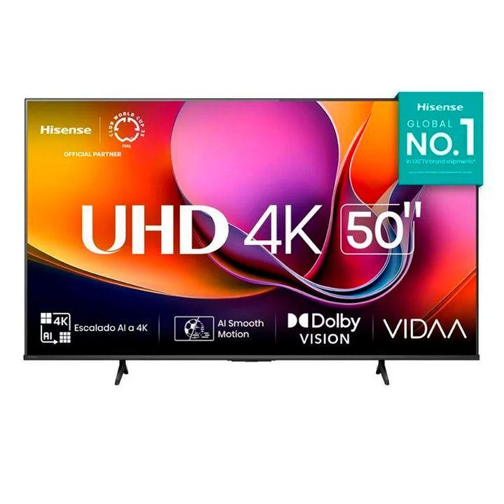 TV HISENSE 50" LED 4K ULTRA HD SMART VIDAA