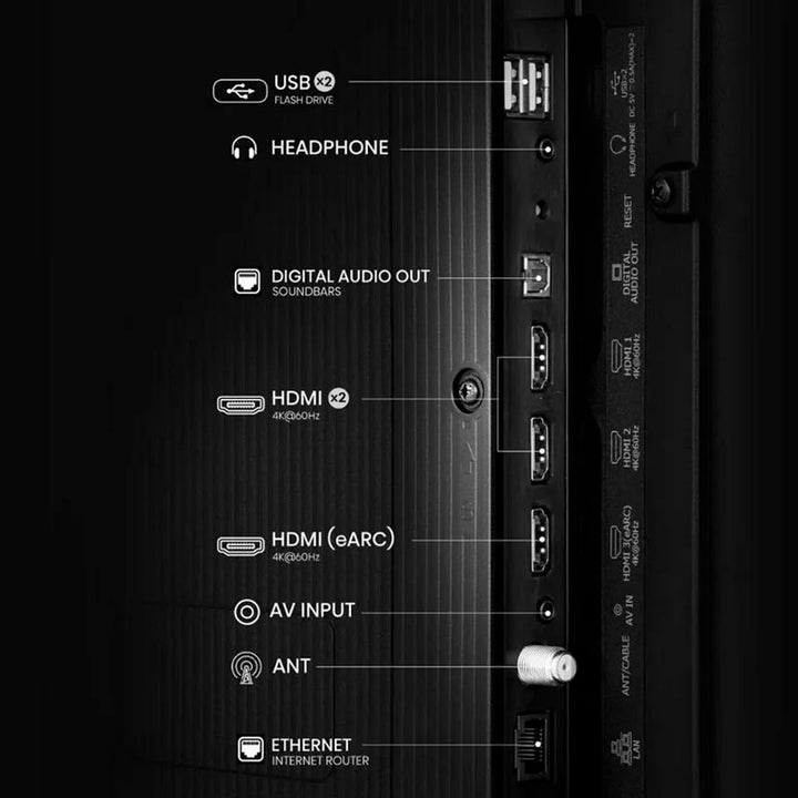 TV HISENSE 50" LED 4K ULTRA HD SMART VIDAA