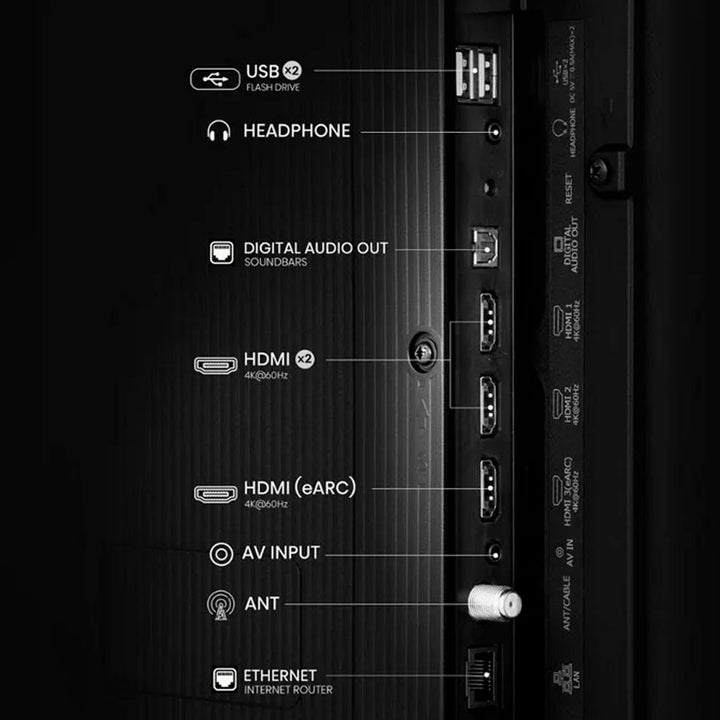 HISENSE TV 65" LED 4K ULTRA HD SMART VIDAA