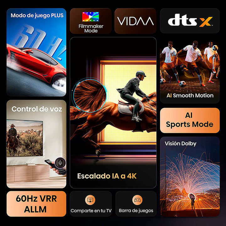 HISENSE SMART TV 75" 4K UHD 75A65NV CON DOLBY VISION CONECTIVIDAD AVANZADA