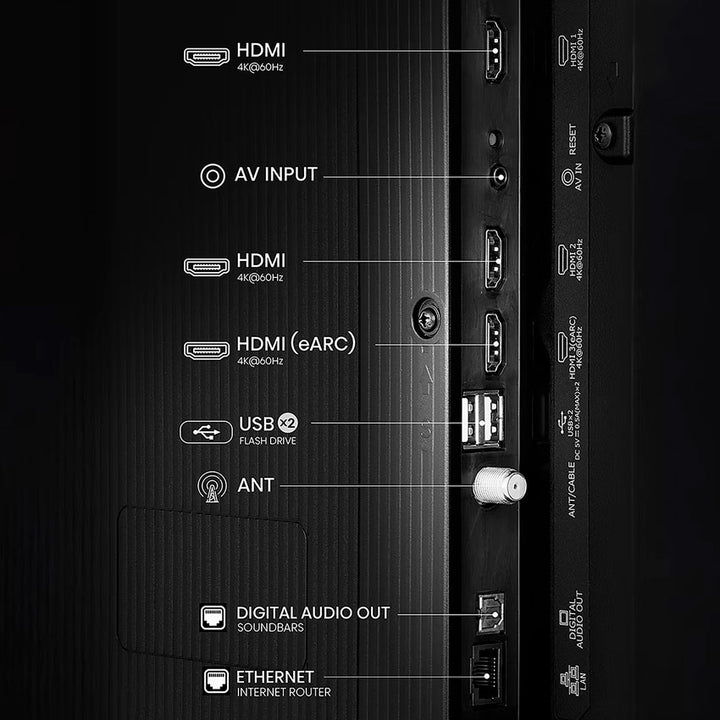 HISENSE SMART TV 75" 4K UHD 75A65NV CON DOLBY VISION CONECTIVIDAD AVANZADA