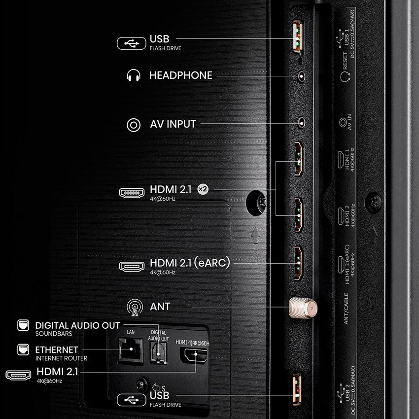 TV HISENSE 65" QLED 4K SMART VIDAA