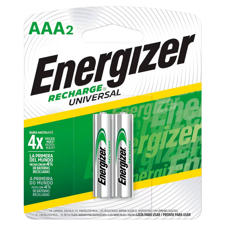 ENERGIZER BATERIA RECARGABLE "AAA/2"