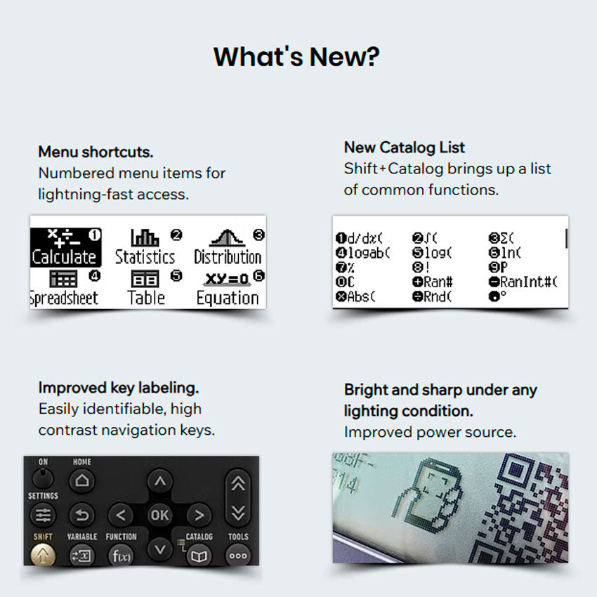 Casio Calculadora Cientifica Classwiz 2da Generación Alta Resolución, Matrices, Integrales y Qr