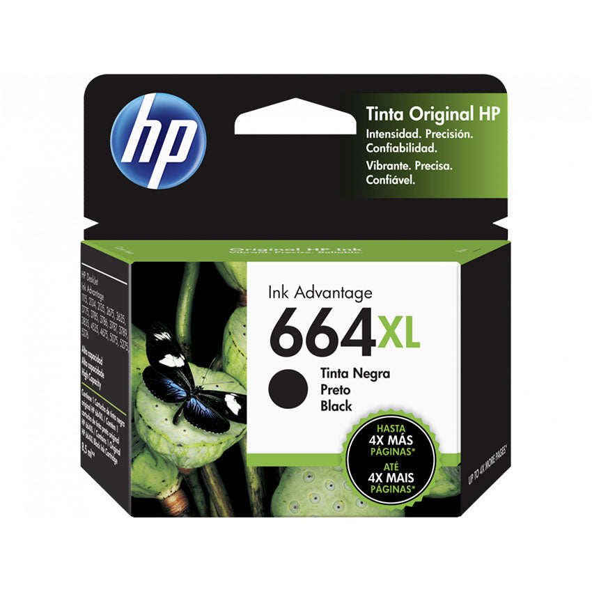 HP CARTUCHO DE TINTA XL NEGRO PARA IMPRESORA #664 NEGRO