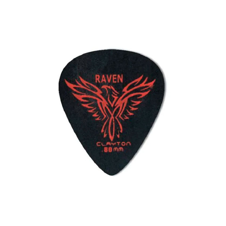 CLAYTON PUA PARA GUITARRA TRIANGULO 0.80 MM NEGRA