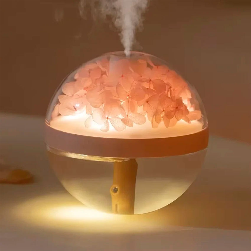 Humidificador Floral con Led Bwell
