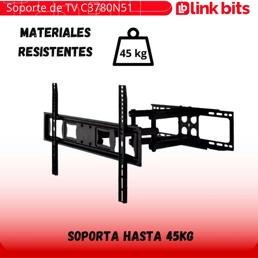 LINKBITS MONTAJE PARA TV MOVIBLE 37" - 80"