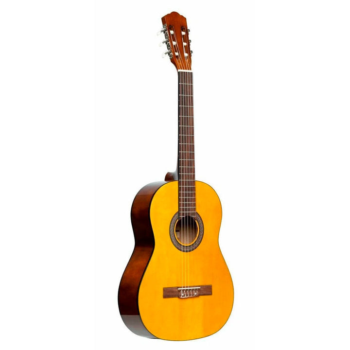 Stagg Pack de Guitarra Clásica 3/4 Natural con Afinador, Funda