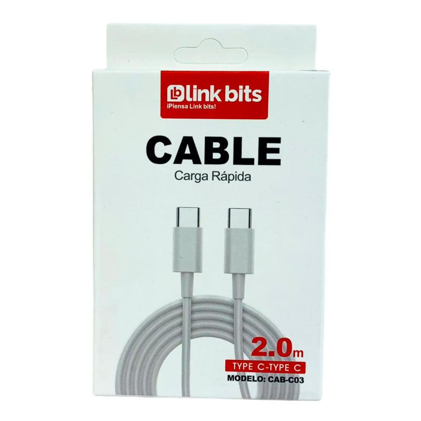 LINKBITS CABLE USB TIPO "C" A USB TIPO "C"