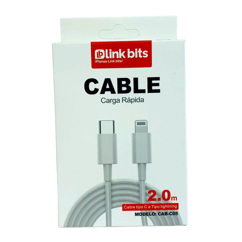 LINKBITS CABLE USB TIPO "C" A USB LIGHTNING