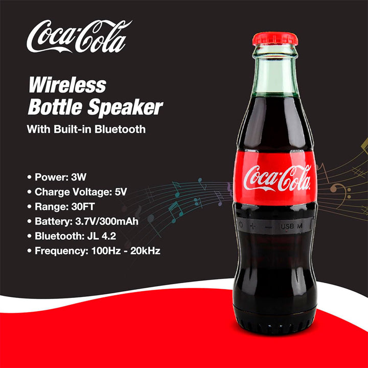 Bocina Bluetooth Coca-cola Botella