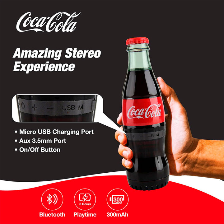 Bocina Bluetooth Coca-cola Botella