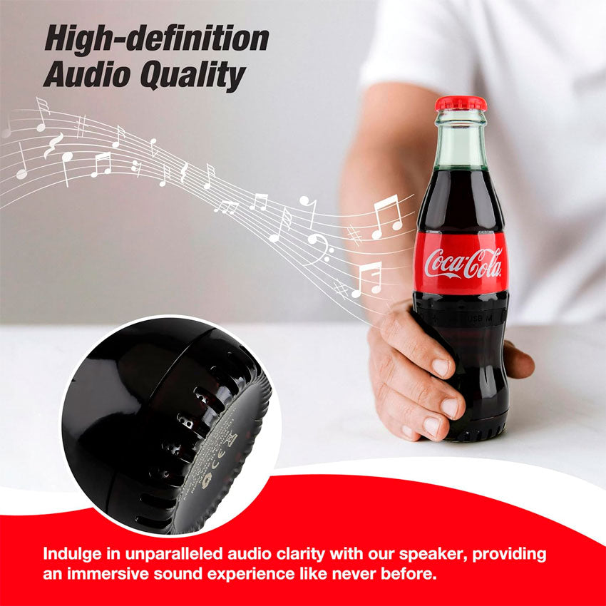 Bocina Bluetooth Coca-cola Botella