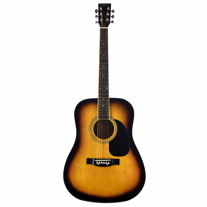 CAMPERO GUITARRA ACUSTICA TEXANA 6 CUERDAS SUNBURST MATE