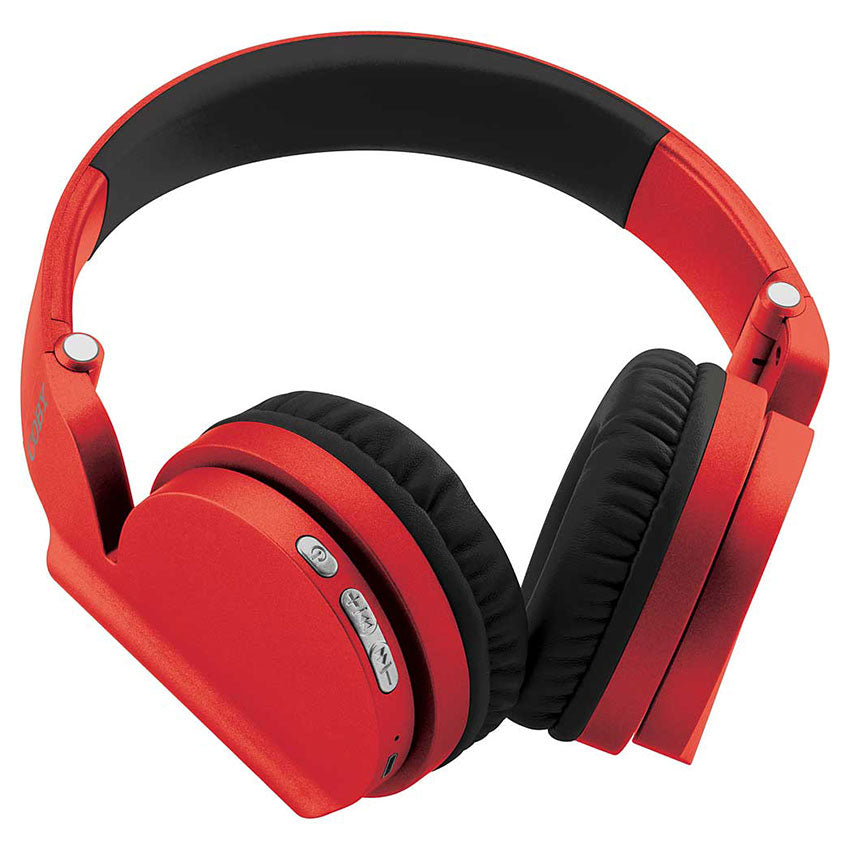 COBY AUDIFONOS BLUETOOTH ON EAR COLOR ROJO