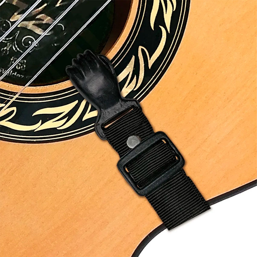 APOLO TAHALI DE MANITA NEGRO PARA GUITARRA ACÚSTICA, ELÉCTRICA O BAJO