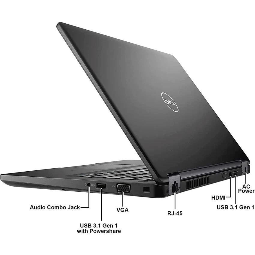 Dell Laptop Latitude 5490 14” Intel Core I7-8650u 16gb Ram 256gb Ssd Windows 11 Pro Reacondicionado