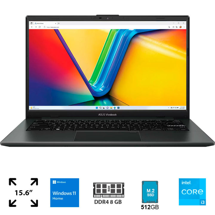 ASUS LAPTOP 15.6" 8 GB RAM 128 GB SSD INTEL CORE I3-N305 WINDOWS 11